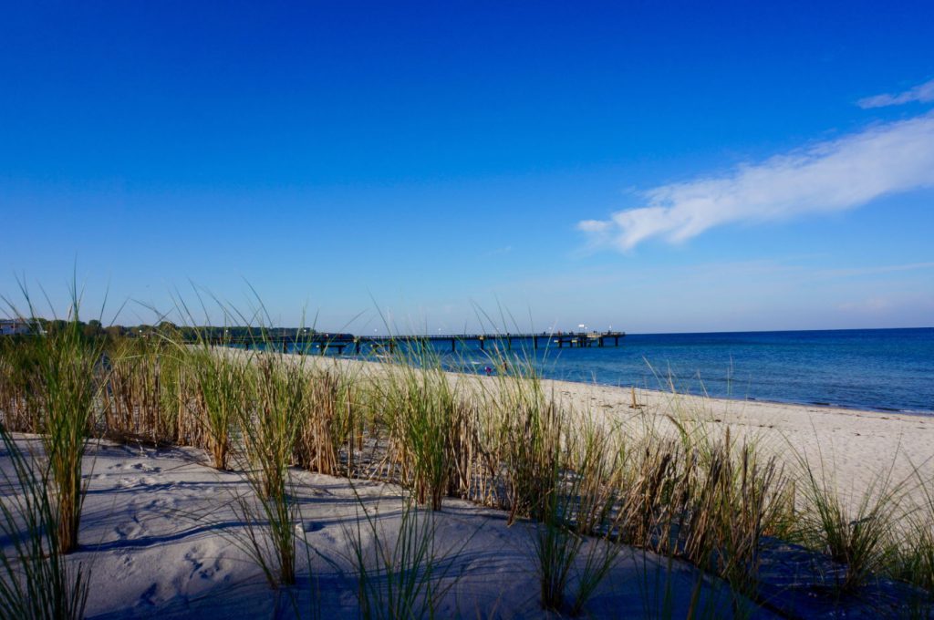 Blick auf die Seebrücke in Rerik an der Ostsee