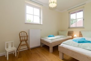 Betten im Kinderschlafzimmer der Whg. 17 in der Residenz Leuchtturm